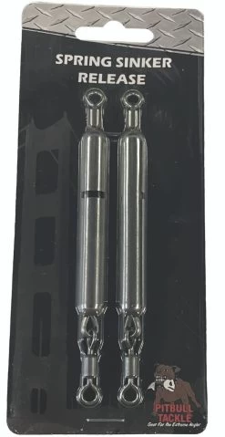 Pitbull Tackle Stainless Steel Salmon Sinker Release - 2 Pack -Fishing Supplies Store PBT sinker release 2 pack 87960.1675451032