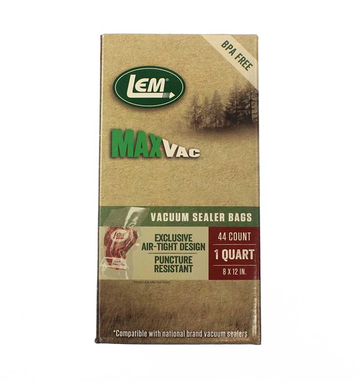 LEM Maxvac Quart Bags 3 LEM Maxvac Quart Bags