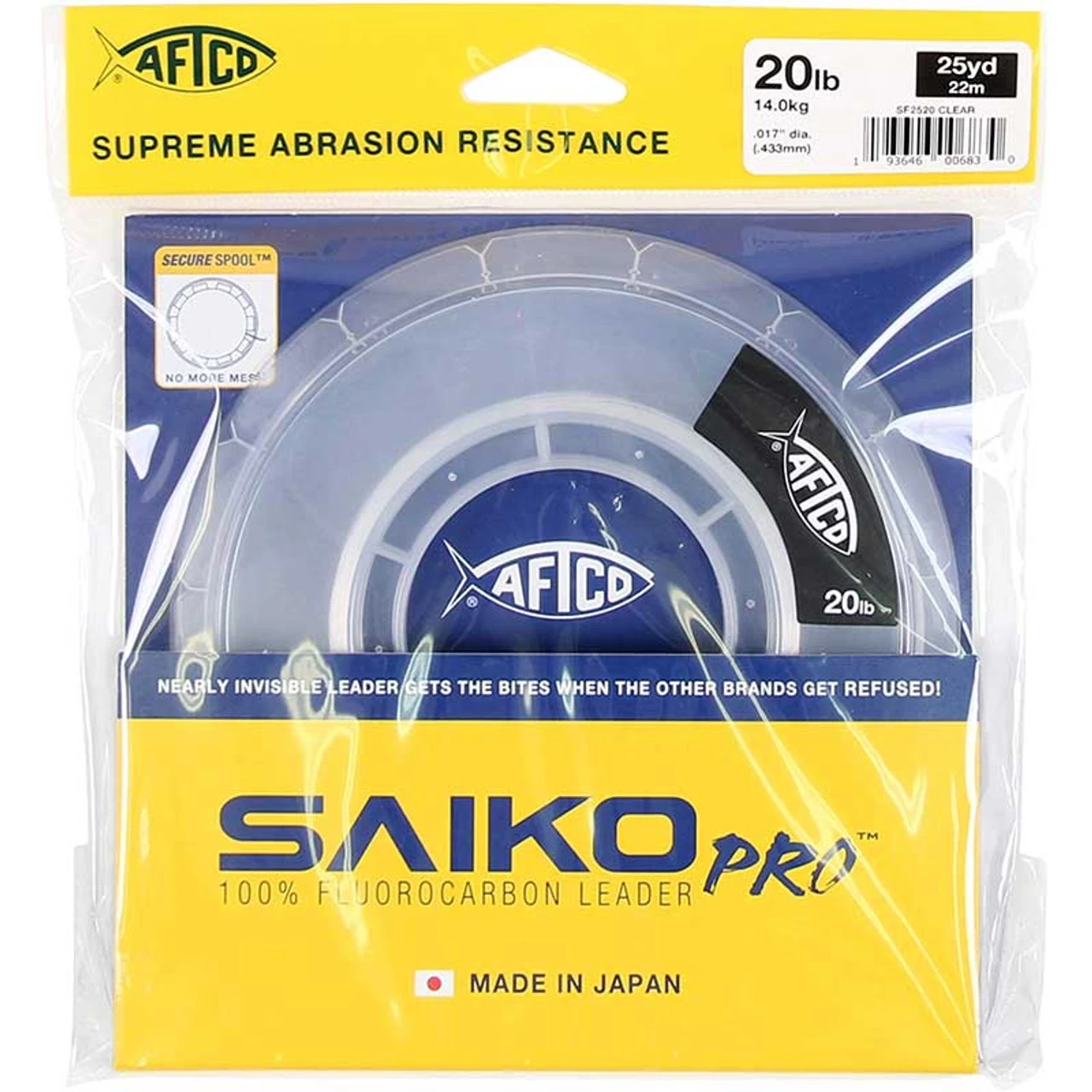 AFTCO Saiko Pro Fluorocarbon Leader 3 AFTCO Saiko Pro Fluorocarbon Leader