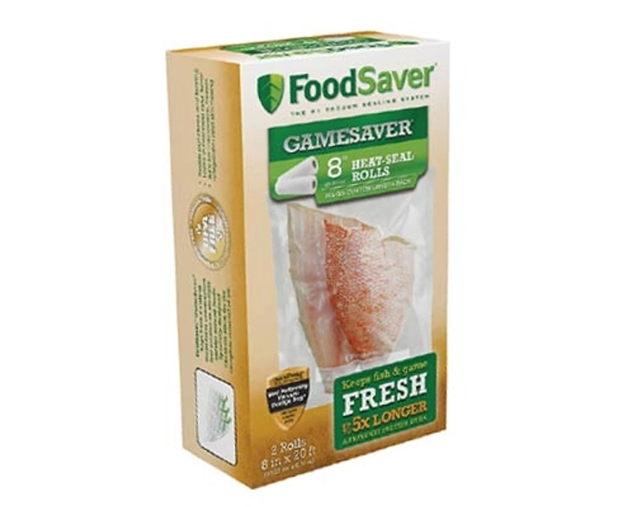 Foodsaver Roll 8" X 20' Rolls - 2pk 3 Foodsaver Roll 8" X 20' Rolls - 2pk