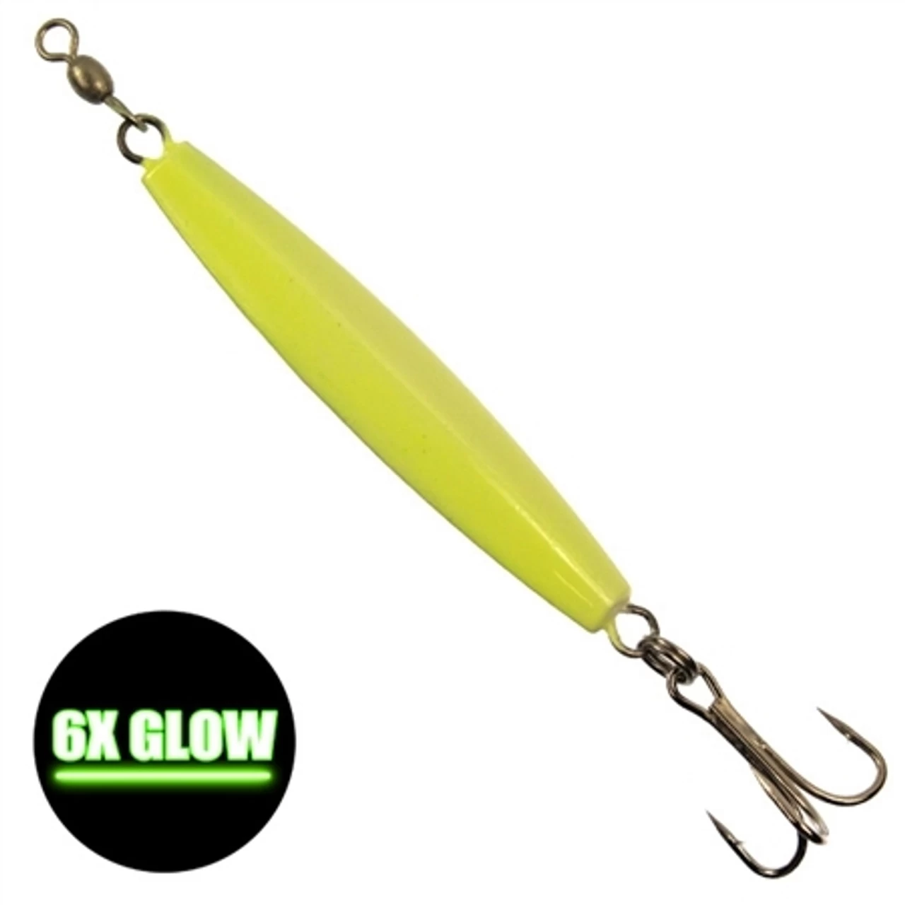 Pitbull Tackle 6X Glow Diamond Jig 3 Pitbull Tackle 6X Glow Diamond Jig