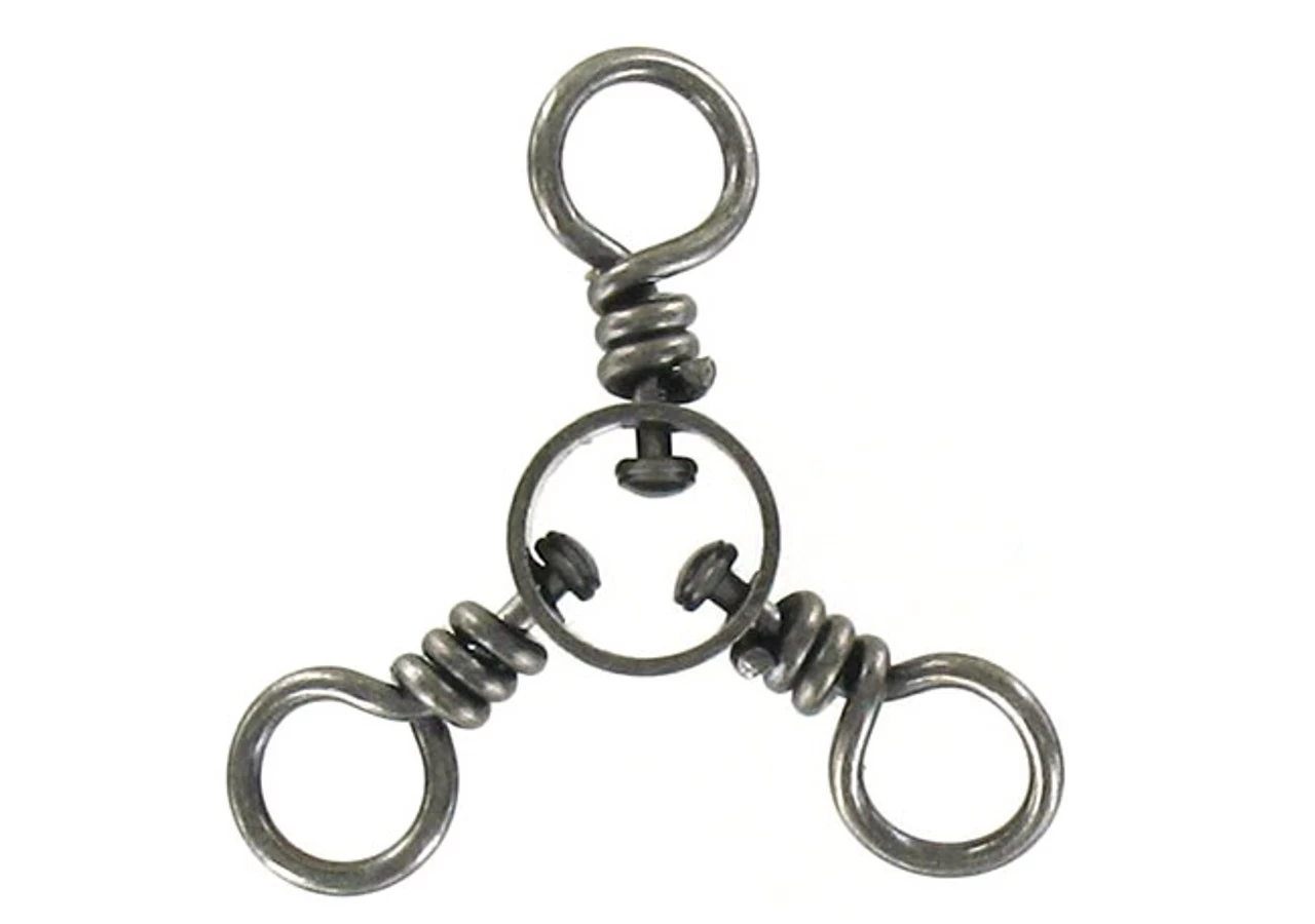 Pitbull Tackle Brass 3-Way Swivel 3 Pitbull Tackle Brass 3-Way Swivel