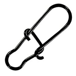 Pitbull Tackle Black Stainless Steel Duolock Snap