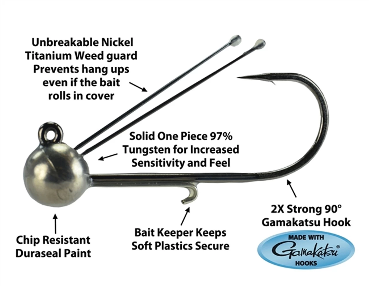 Picasso Weedless Ball Jig 3 Picasso Weedless Ball Jig