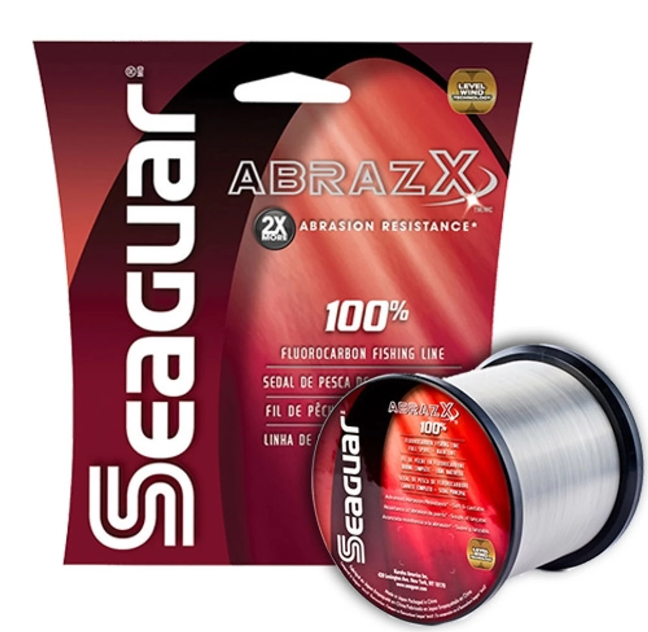 Seaguar Abrazx 100% Fluorocarbon - 1000yd Spool 3 Seaguar Abrazx 100% Fluorocarbon - 1000yd Spool