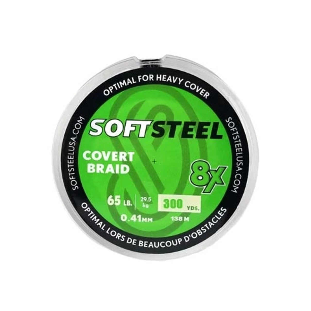 Soft Steel 8X Covert Braided Line - 300yd Spool 3 Soft Steel 8X Covert Braided Line - 300yd Spool