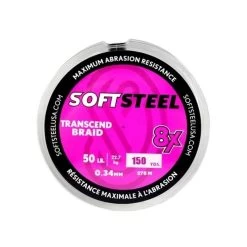 Soft Steel 8X Transcend Braided Line - 150yd Spool