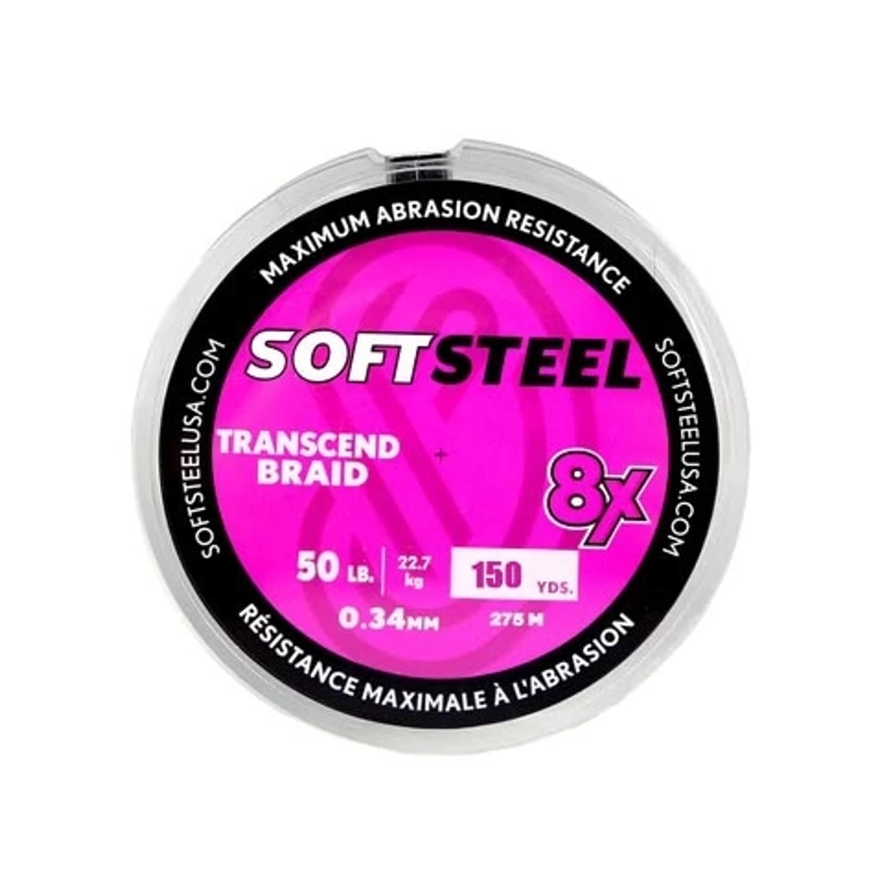 Soft Steel 8X Transcend Braided Line - 150yd Spool 3 Soft Steel 8X Transcend Braided Line - 150yd Spool
