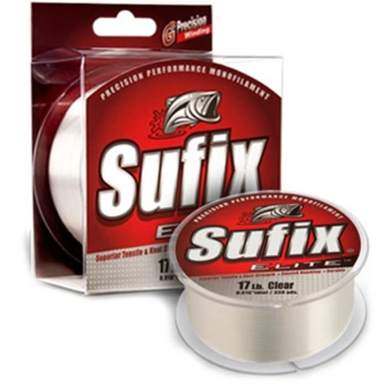 Sufix Elite Clear Monofilament Line 330yd Spool 3 Sufix Elite Clear Monofilament Line 330yd Spool